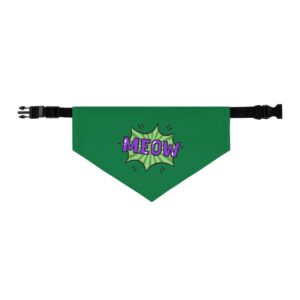 Meow Pet Bandana Collar for Cats