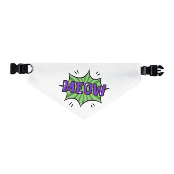 Meow Pet Bandana Collar for Cats - Image 4