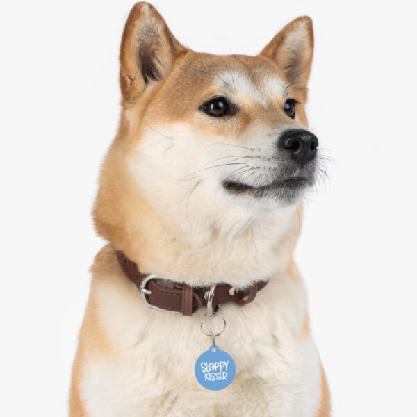 Sloppy Kisser Pet Tag - Stylish Pet ID Tag for Dapper Dogs - Image 6