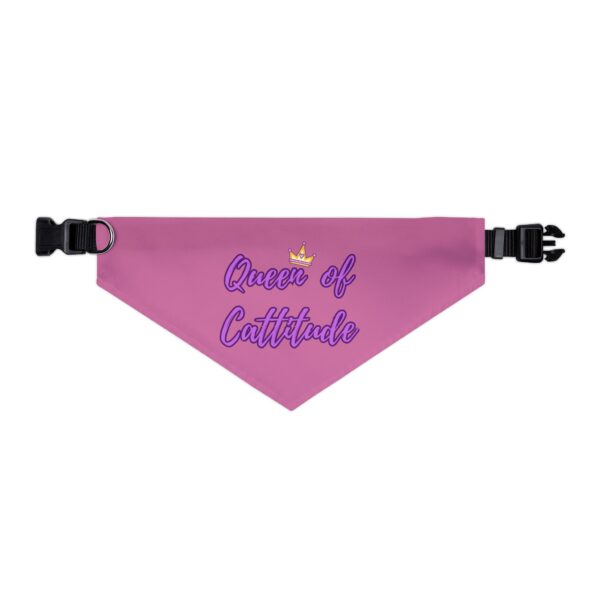 Queen of Cattitude Pet Bandana Collar for Cats - Image 4