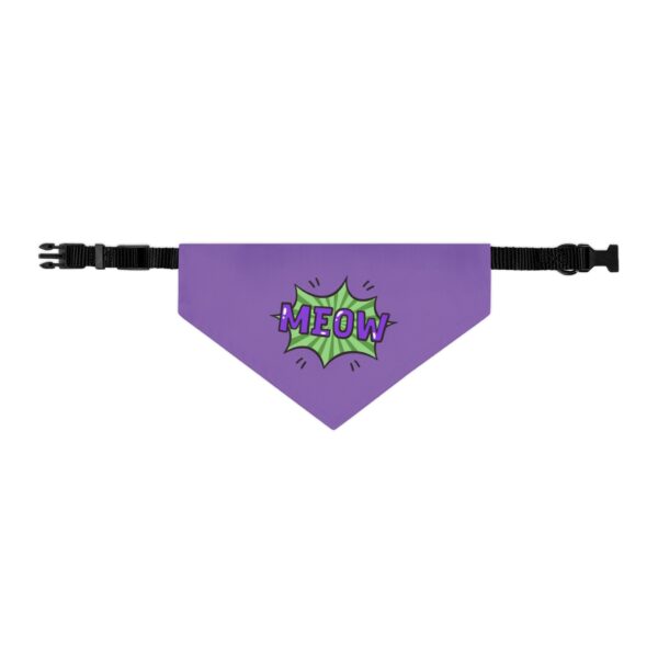 Meow Pet Bandana Collar for Cats - Image 2