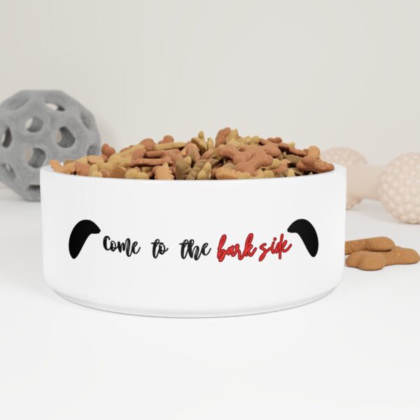 Come to the Bark Side Pet Bowl - Stylish Dog Bowl for Dapper Dogs - Image 5