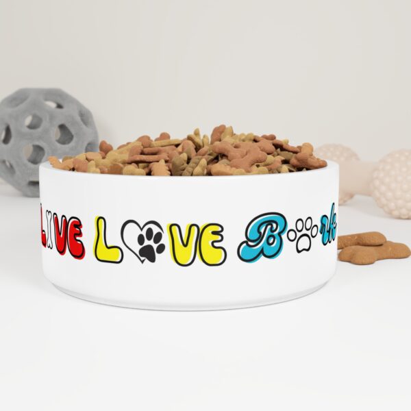 Live Love Bark Pet Bowl - Stylish Dog Bowl for Dapper Dogs - Image 5