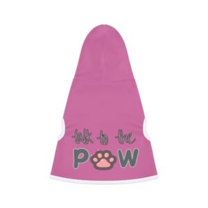 Talk to the Paw Pet Hoodie for Cool Cats
