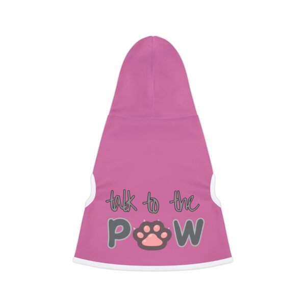 Talk to the Paw Pet Hoodie for Cool Cats