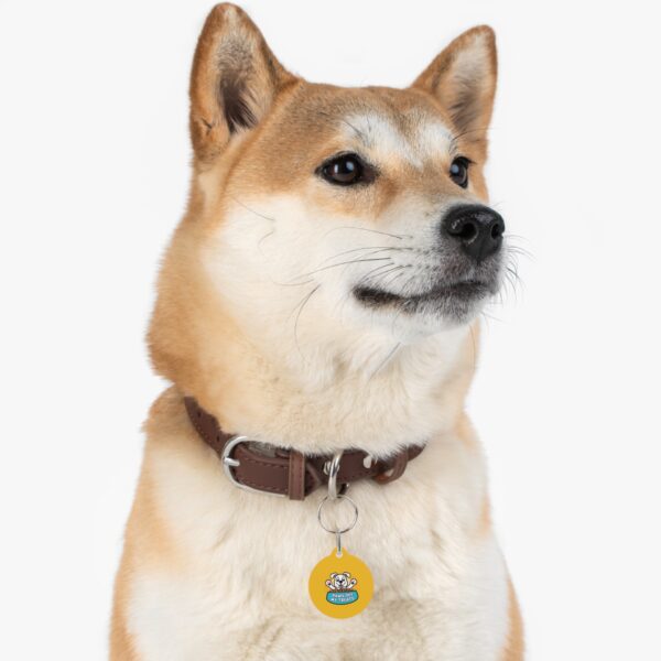 Paws Off My Treats Pet Tag - Stylish Pet ID Tag for Dapper Dogs - Image 5