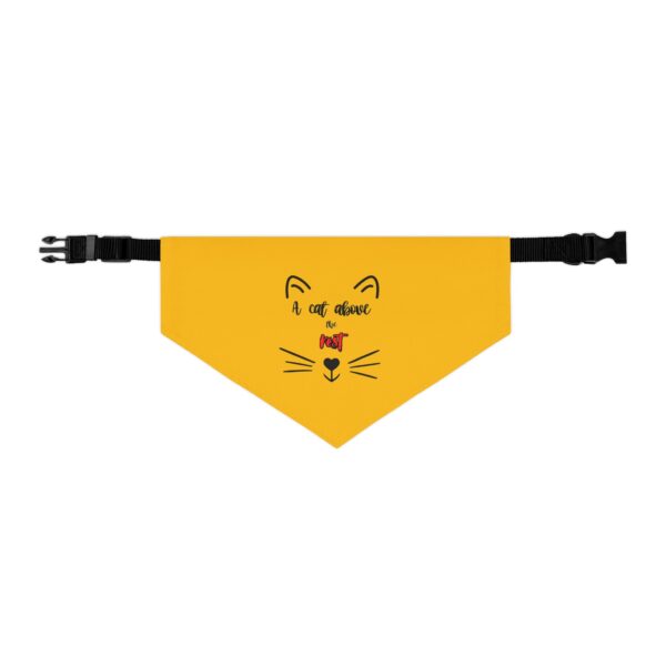 A Cat Above the Rest Cat Bandana Collar - Image 2