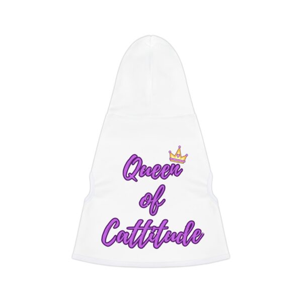 Queen of Cattitude Pet Hoodie for Cool Cats
