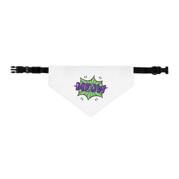 Meow Pet Bandana Collar for Cats - Image 2