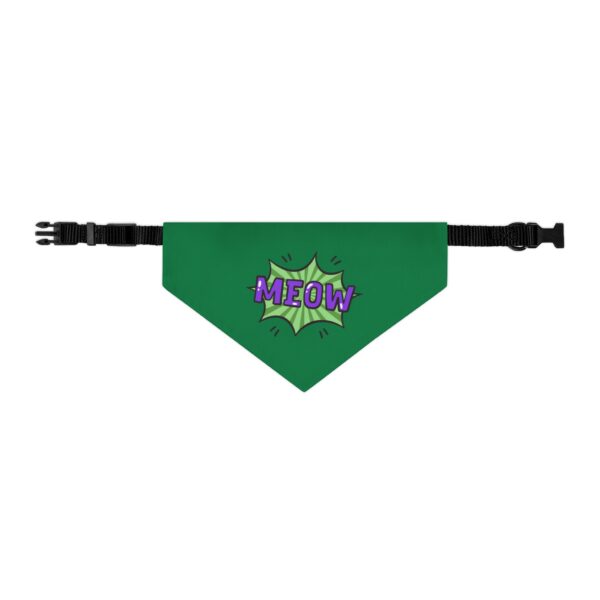 Meow Pet Bandana Collar for Cats - Image 2