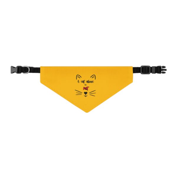 A Cat Above the Rest Cat Bandana Collar - Image 4