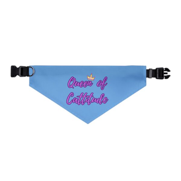 Queen of Cattitude Pet Bandana Collar for Cats - Image 4