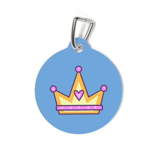 Queen of Cattitude Pet Tag - Stylish Pet ID Tag for Fashionable Felines - Image 3