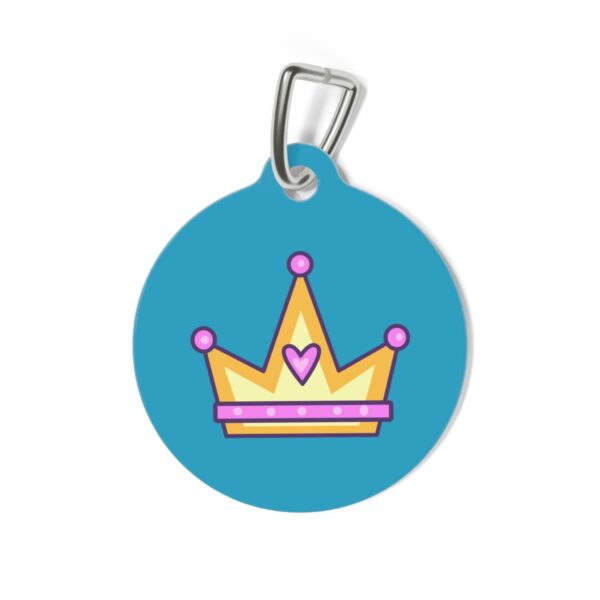 Queen of Cattitude Pet Tag - Stylish Pet ID Tag for Fashionable Felines - Image 3