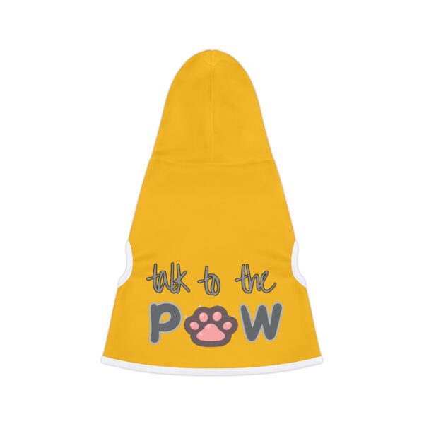 Talk to the Paw Pet Hoodie for Cool Cats