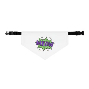 Meow Pet Bandana Collar for Cats