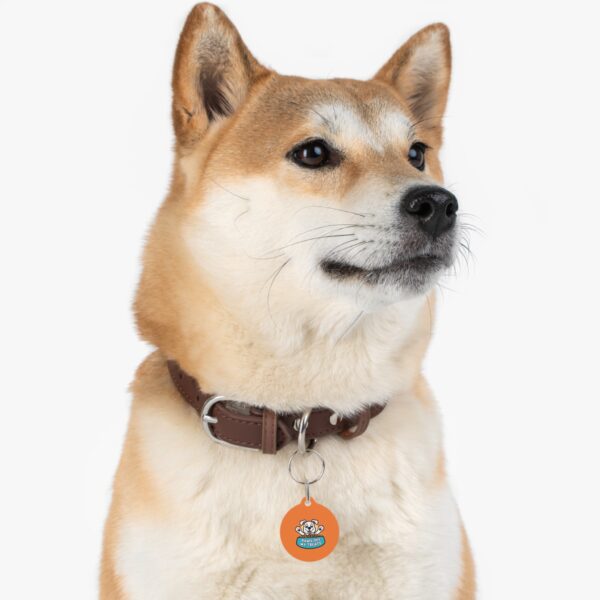 Paws Off My Treats Pet Tag - Stylish Pet ID Tag for Dapper Dogs - Image 5