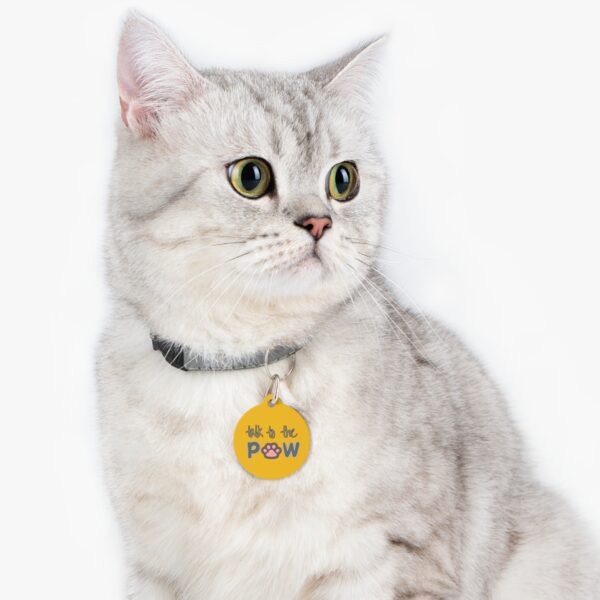 Talk To The Paw Pet Tag - Stylish Pet ID Tag for Fashionable Felines - Image 6