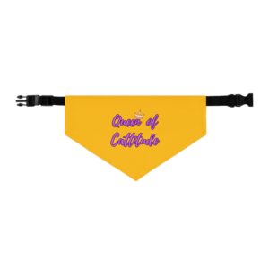 Queen of Cattitude Pet Bandana Collar for Cats