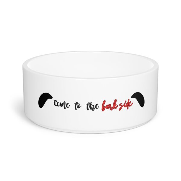 Come to the Bark Side Pet Bowl - Stylish Dog Bowl for Dapper Dogs