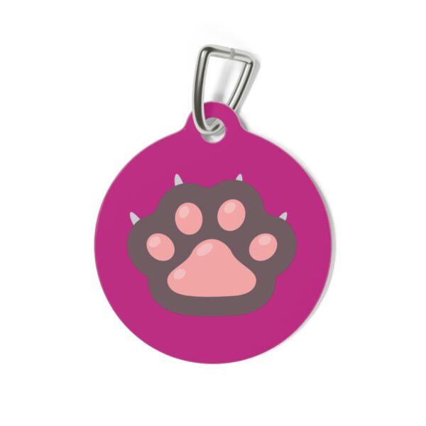 Talk To The Paw Pet Tag - Stylish Pet ID Tag for Fashionable Felines - Image 3