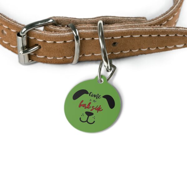 Come To The Bark Side Pet Tag - Stylish Pet ID Tag for Dapper Dogs - Image 4