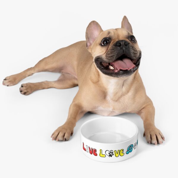 Live Love Bark Pet Bowl - Stylish Dog Bowl for Dapper Dogs - Image 6