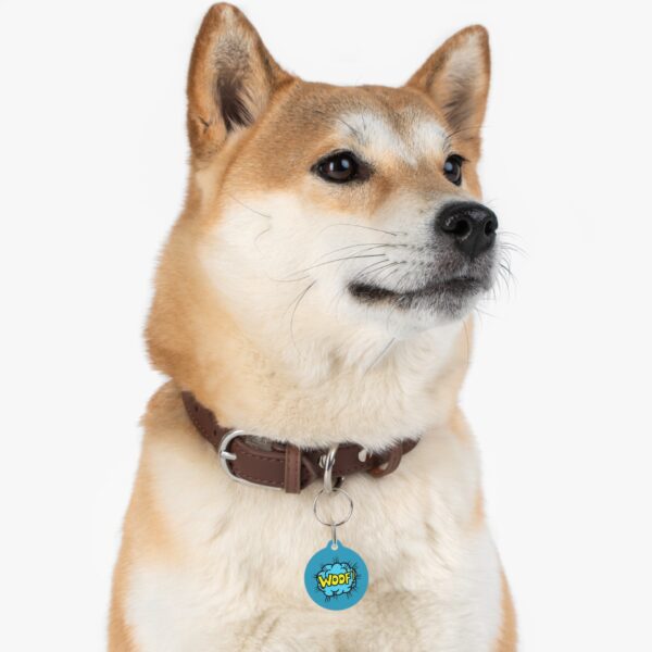 Woof Pet Tag - Stylish Pet ID Tag for Dapper Dogs - Image 5