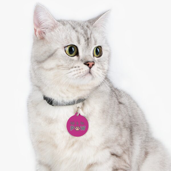 Talk To The Paw Pet Tag - Stylish Pet ID Tag for Fashionable Felines - Image 6