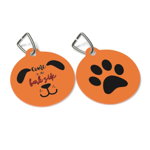 Come To The Bark Side Pet Tag - Stylish Pet ID Tag for Dapper Dogs