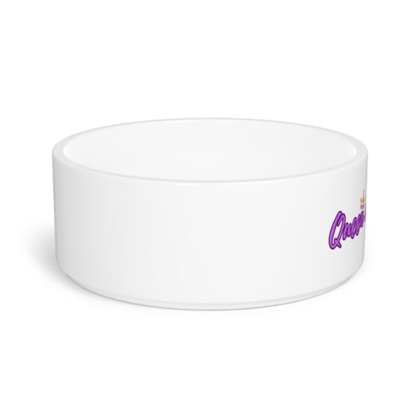 Queen of Cattitude Pet Bowl - Stylish Cat Bowl for Fashionable Felines - Image 2