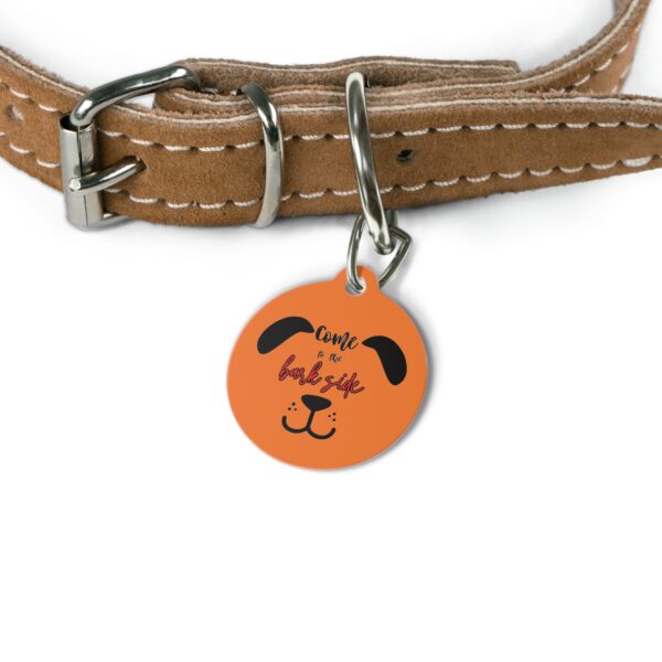 Come To The Bark Side Pet Tag - Stylish Pet ID Tag for Dapper Dogs - Image 4