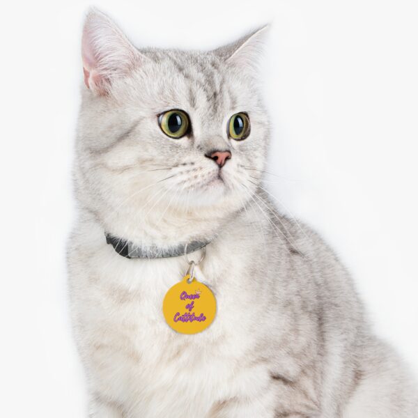 Queen of Cattitude Pet Tag - Stylish Pet ID Tag for Fashionable Felines - Image 6