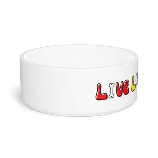 Live Love Bark Pet Bowl - Stylish Dog Bowl for Dapper Dogs - Image 2