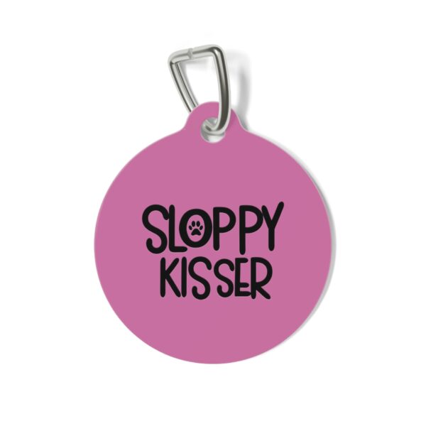 Sloppy Kisser Pet Tag - Stylish Pet ID Tag for Dapper Dogs - Image 2