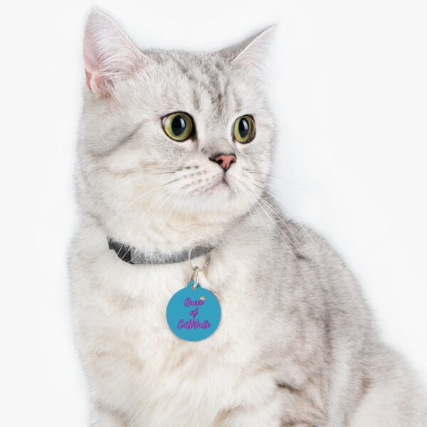 Queen of Cattitude Pet Tag - Stylish Pet ID Tag for Fashionable Felines - Image 6
