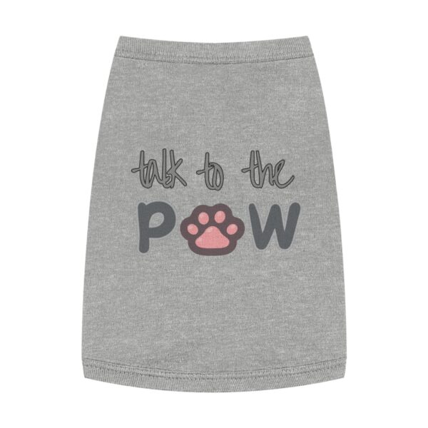 Talk to the Paw Stylish Pet Tank Top for Cool Cats - Image 5