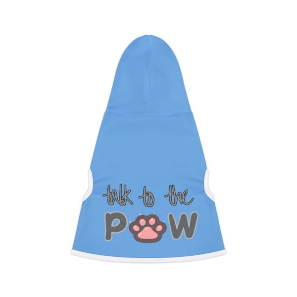 Talk to the Paw Pet Hoodie for Cool Cats
