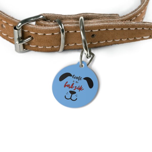 Come To The Bark Side Pet Tag - Stylish Pet ID Tag for Dapper Dogs - Image 4