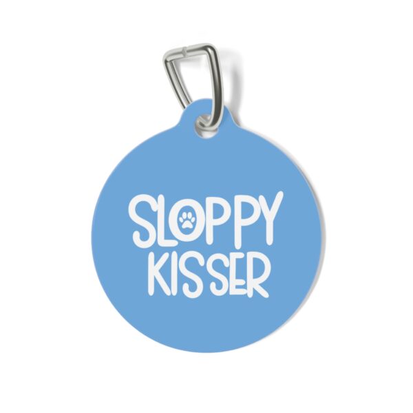 Sloppy Kisser Pet Tag - Stylish Pet ID Tag for Dapper Dogs - Image 2