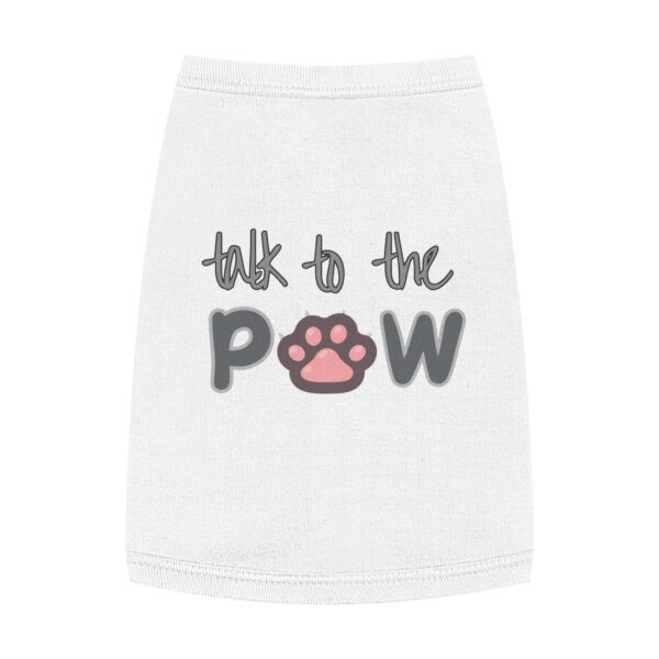 Talk to the Paw Stylish Pet Tank Top for Cool Cats