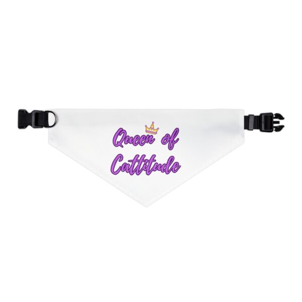 Queen of Cattitude Pet Bandana Collar for Cats - Image 4