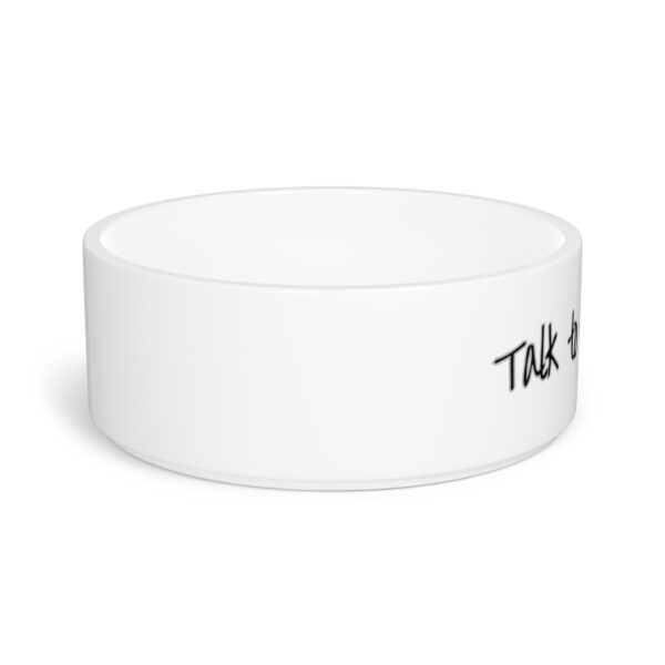 Talk to the Paw Pet Bowl - Stylish Cat Bowl for Fashionable Felines - Image 2