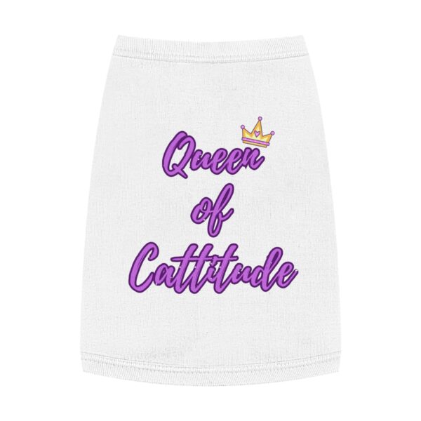 Queen of Cattitude Pet Tank Top for Cool Cats - Image 3