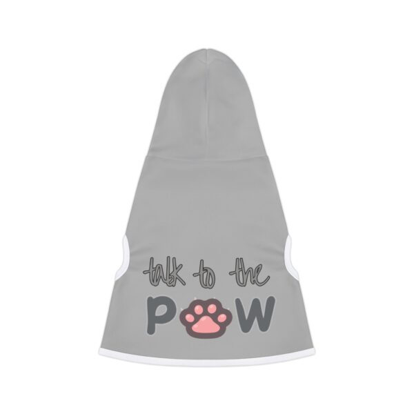 Talk to the Paw Pet Hoodie for Cool Cats