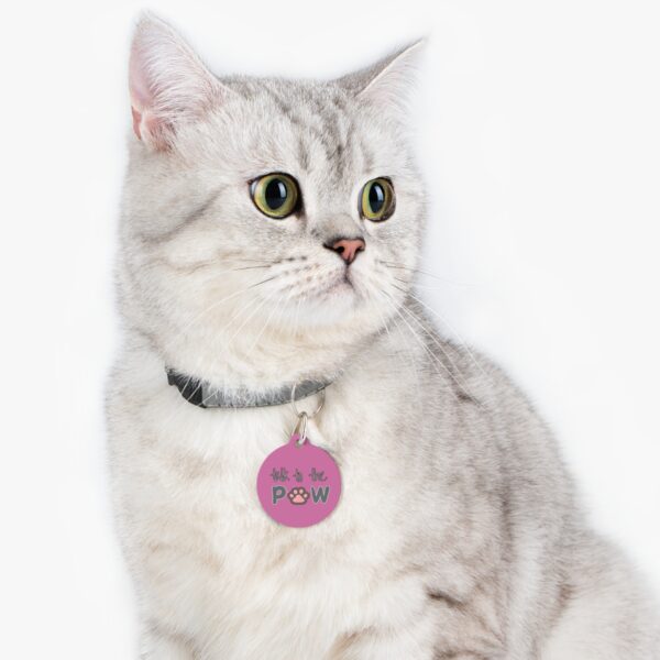 Talk To The Paw Pet Tag - Stylish Pet ID Tag for Fashionable Felines - Image 6