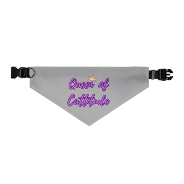 Queen of Cattitude Pet Bandana Collar for Cats - Image 4