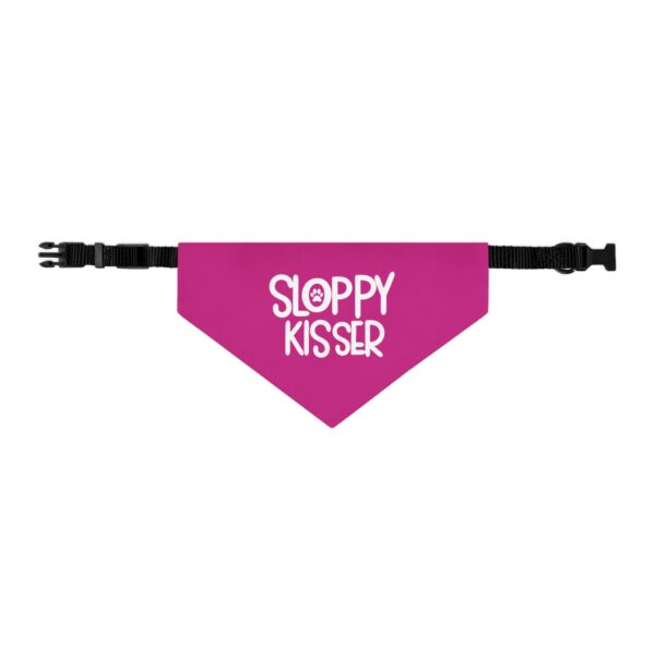 Sloppy Kisser Pet Bandana Dog Collar - Image 2