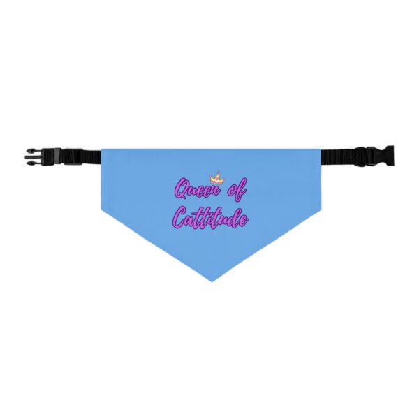Queen of Cattitude Pet Bandana Collar for Cats