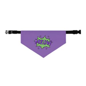 Meow Pet Bandana Collar for Cats